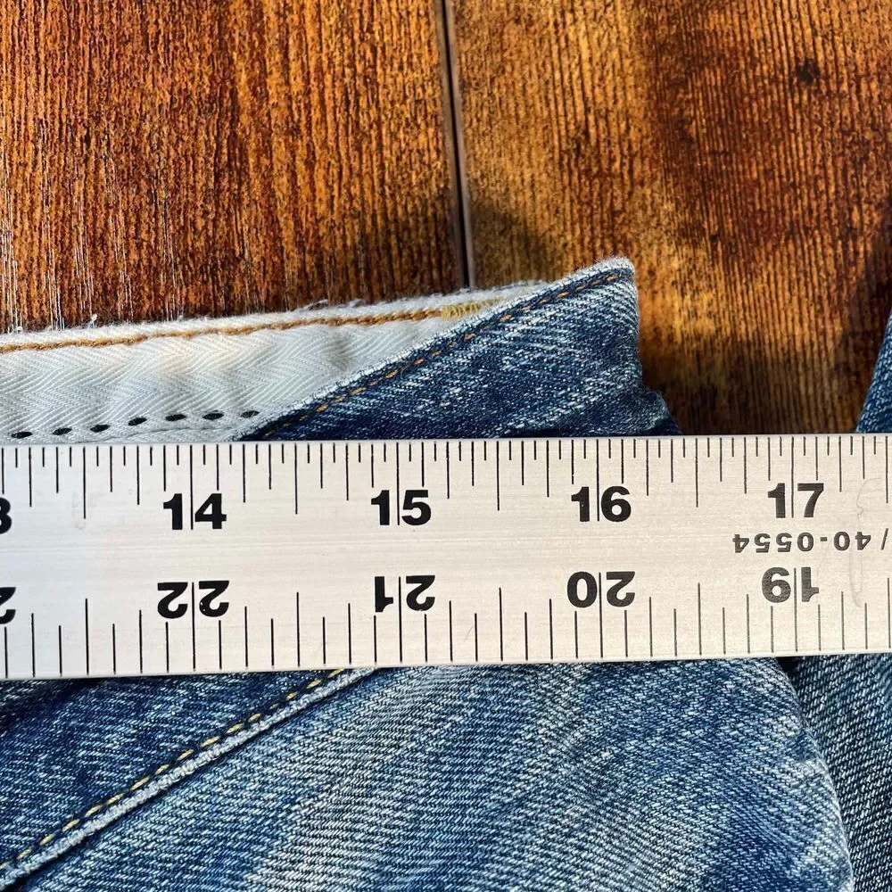 Polo Ralph Lauren Men's 32x29 Straight Leg Mid Rise Jeans Distress See Pictures‎